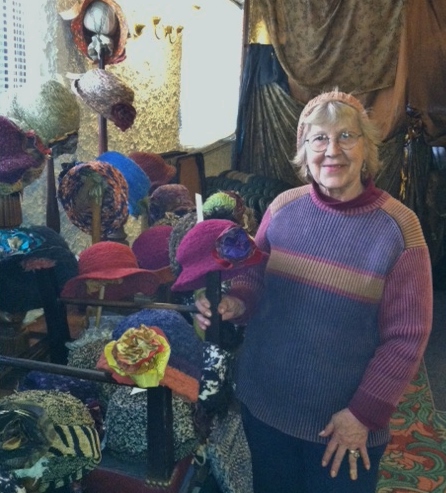 Diane Tessman in her studio