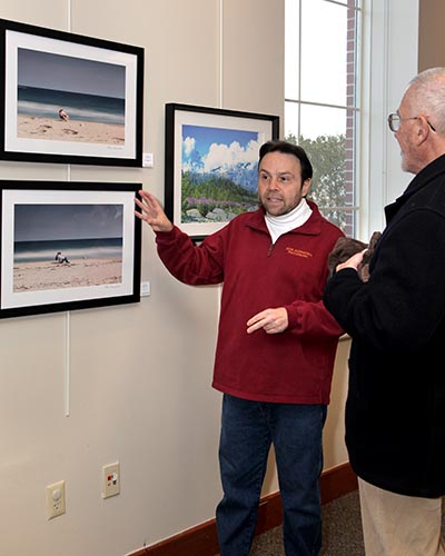 Peter Alessandria with his photography