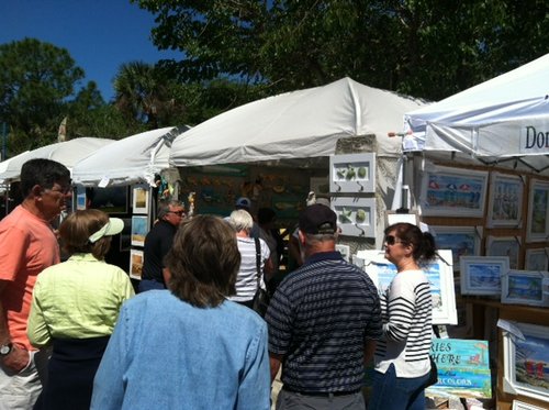 Englewood Art Festival crowd