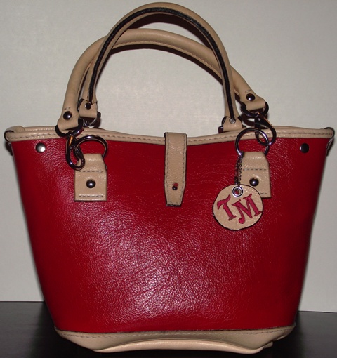 T. Michael leather "April Tote" 