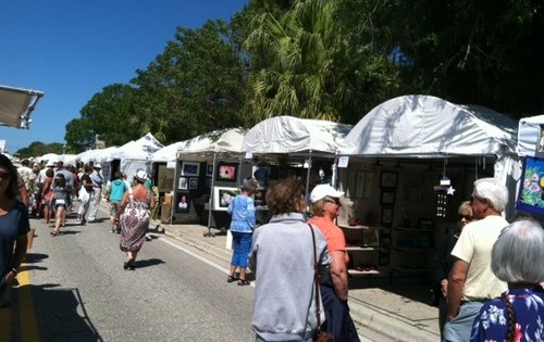 Art Show crowd