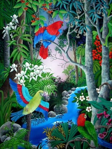 Tropical Parrots