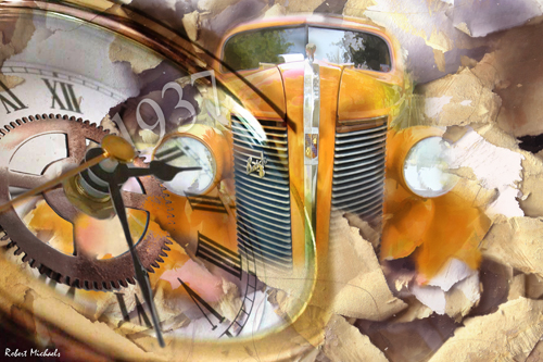 1937 Orange Buick Collage