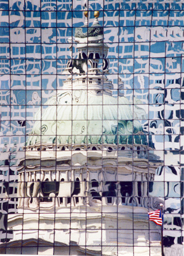 Old Courthouse in Reflection
