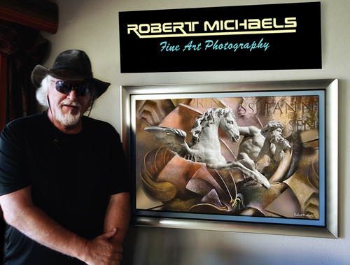 Robert Micheals and his artwork