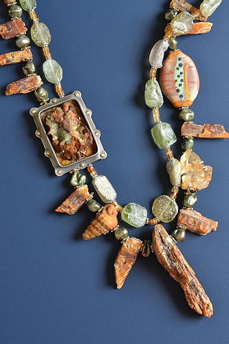 Orange Kyanite Necklace