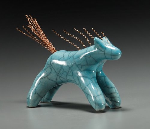 Running Horse in Turquoise