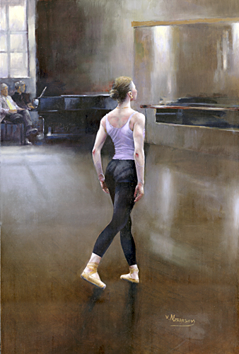 Morning In The Ballet Class