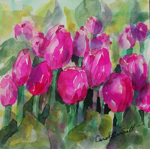 Tulips by artist Carol Gerrett