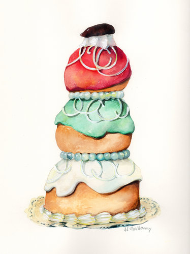 "Courtesan au Chocolat" by artist JJ Galloway