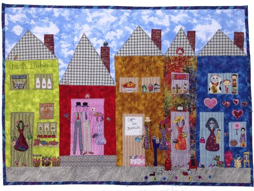 "Downtown" by artist Kathryn Pellman