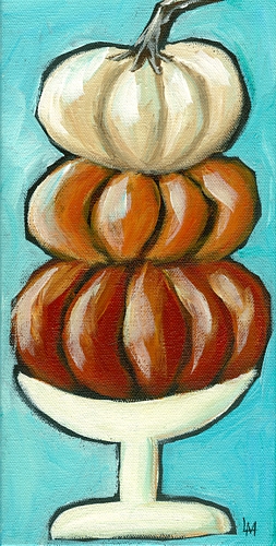 "When the Frost is on the Punkins" by artist Lana Manis