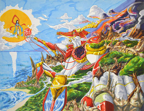 "Legend of Enoshima Island" by artist Richard Cabral