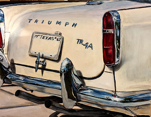 Cream Triumph TR4A