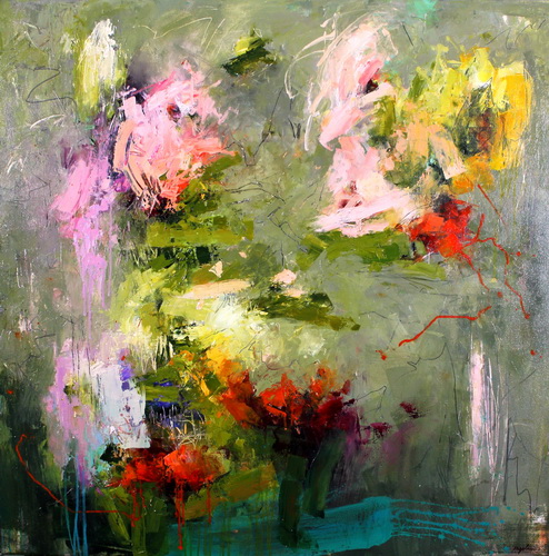 "Pistil-Whipped #6" by artist Conn Ryder. See her portfolio by visiting ArtsyShark.com