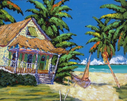 "Afternoon Delight" Acrylic on Canvas, 24" x 32" by artist Jon Winslow. See his portfolio by visiting www.ArtsyShark.com