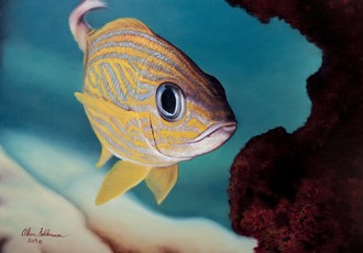 "French Grunt" Oil On Canvas, 30" x 40" b artist Alan Feldmesser. See his portfolio by visiting www.ArtsyShark.com