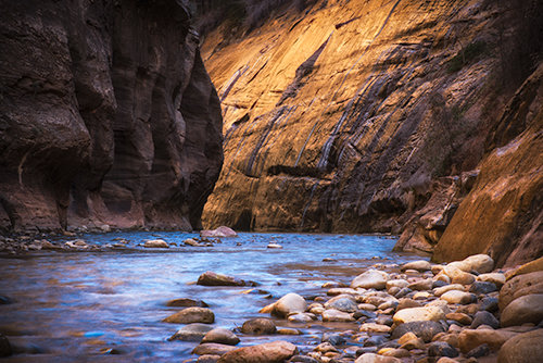 "Into the Narrows" Photograph, Various Sizes by photographer Jennifer Magallon. See her portfolio by visiting www.ArtsyShark.com