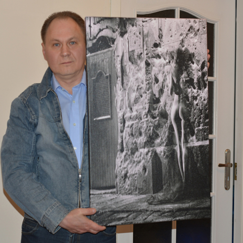 Artist Dimitry Savchenko with "Form Elegance" Photography on Canvas, 19.7" x 29.5" by artist Dimitry Savchenko. See his portfolio by visiting www.ArtsyShark.com