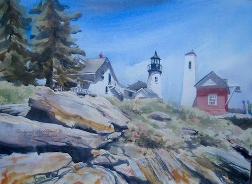 Artwork by Kathy Rennell Forbes. Her work appears in the Celebration of Landscapes at www.artsyshark.com