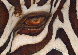 “Sunset In Africa” Watercolour, 17cm x 25cm by artist Christelle Grey. See her portfolio by visiting www.ArtsyShark.com