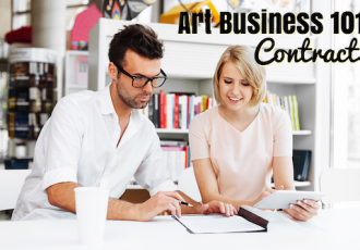 Art Business 101: Contracts by Marlo Spieth. See her legal checklist at www.ArtsyShark.com