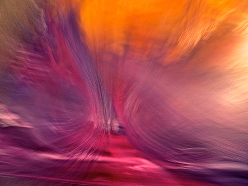 "Cirrus" Translucent Lambda Print and Backlit. 6”H x 34”W x 3”D by artist Philip Noyed. See his innovative portfolio at www.ArtsyShark.com