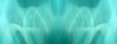 "Turquoise Light" Translucent Lambda Print and Backlit. 13”H x 34”W x 3”D by artist Philip Noyed. See his innovative portfolio at www.ArtsyShark.com