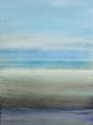 "Beach View" Oil, 48" x 36" by artist Peter Laughton. See his portfolio by visiting www.ArtsyShark.com