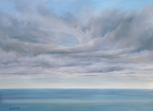 "Clearing" Oil, 36" x 48" by artist Peter Laughton. See his portfolio by visiting www.ArtsyShark.com