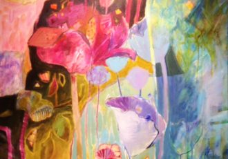 “Giverny Colors” Acrylic on Canvas, 40” x 30” by artist Dorothy Ganek. See her portfolio by visiting www.ArtsyShark.com