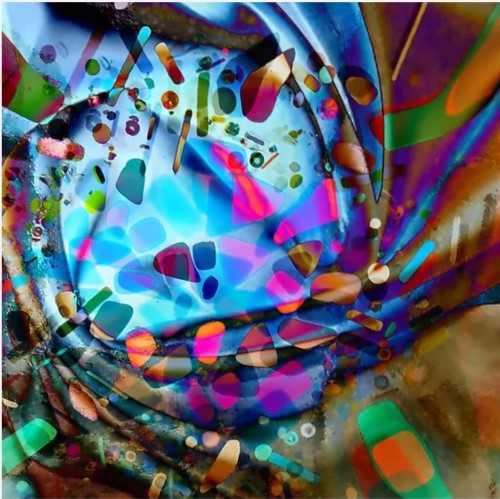 abstract mixed media art by Tracy Ellyn