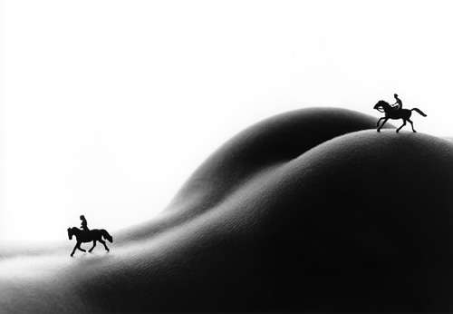 "Horse and Riders" by Allan Teger from the Bodyscapes collection. Read about his photography at www.ArtsyShark.com