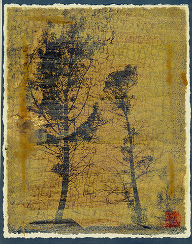 "KI II" Photograph Printed on Hand Painted Watercolor Paper, Print by artist Sia Aryai. See his portfolio by visiting www.ArtsyShark.com