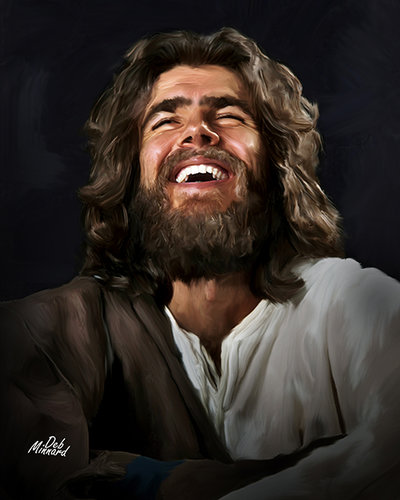 Jesus digital art by Deb Minnard