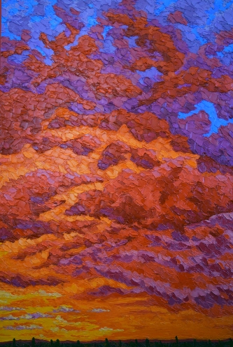 “A Song for the Arizona Sky” Oil on Canvas, 60” x 40” by artist Jeff Ferst. See his portfolio by visiting www.ArtsyShark.com