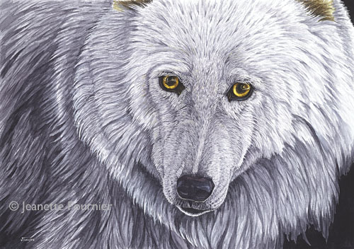 “The Wild Within” Watercolor, 21” x 14" by artist Jeanette Fournier. See her portfolio by visiting www.ArtsyShark.com