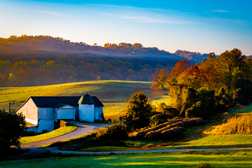 "Granogue Barn" Photography, Various Sizes by artist Robert Lott. See his portfolio by visiting www.ArtsyShark.com