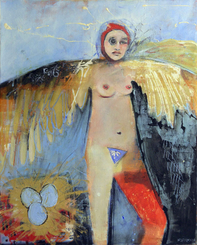 “Maiden” Oil on Canvas, 16" x 20" by artist Katie Hoffman. See her portfolio by visiting www.ArtsyShark.com