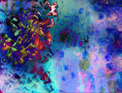 “Meteor Shower Heals Earth” Mixed Media (Acrylic Painting with Digital Enhancement), Various Sizes by artist Dorothy Berry-Lound. See her portfolio by visiting www.ArtsyShark.com