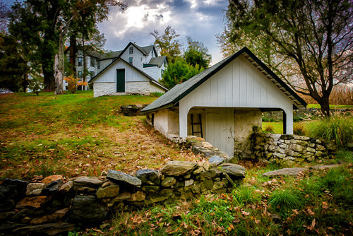 "Poston Wellhouse" Photography, Various Sizes by artist Robert Lott. See his portfolio by visiting www.ArtsyShark.com