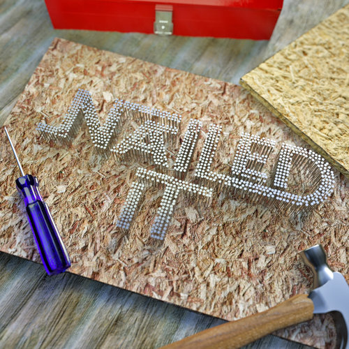 "Nailed It" 3D typography by Noah Camp. See more at www.ArtsyShark.com