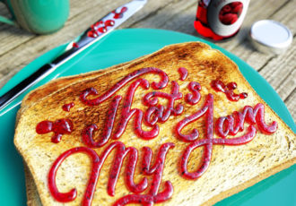"That's My Jam" 3D typography by Noah Camp. See more at www.ArtsyShark.com