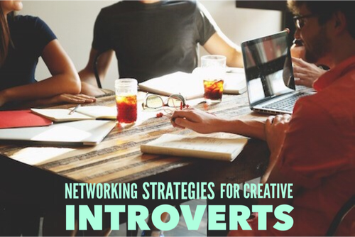 Networking Strategies for Creative Introverts. Read about it at www.ArtsyShark.com