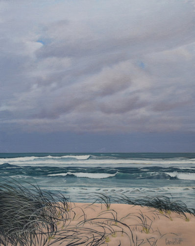 “Stormy Seas” Acrylic on Canvas, 35cm x 50cmby artist Carole Elliott. See her portfolio by visiting www.ArtsyShark.com 