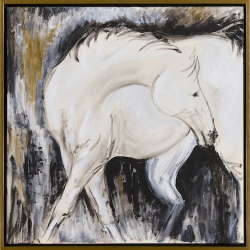 Artwork by Donna Bernstein. See her featured in Art of the Horse at www.ArtsyShark.com