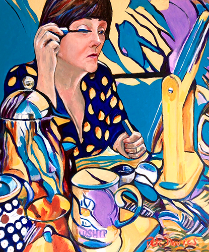 Artwork by Pete Davies, in the article "Art & Women" at www.ArtsyShark.com