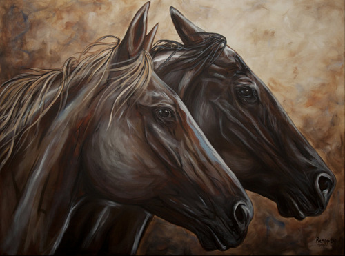 "Sovereignty" Acrylic on Canvas, 48" x 36" by artist Amy Keller-Rempp. See her portfolio by visiting www.ArtsyShark.com
