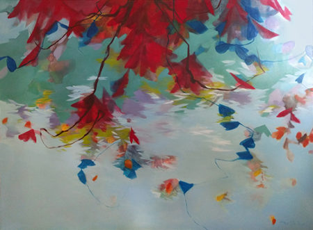 “Kaleidoscope” Oil on Canvas, 48” x 36” by artist Elisa Sheehan. See her portfolio by visiting www.ArtsyShark.com