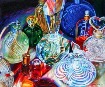 “Crystal #4 - Tou Jours Moi” Color Pencil on Mat Board, 24” x 20” by artist Carol Scott. See her portfolio by visiting www.ArtsyShark.com